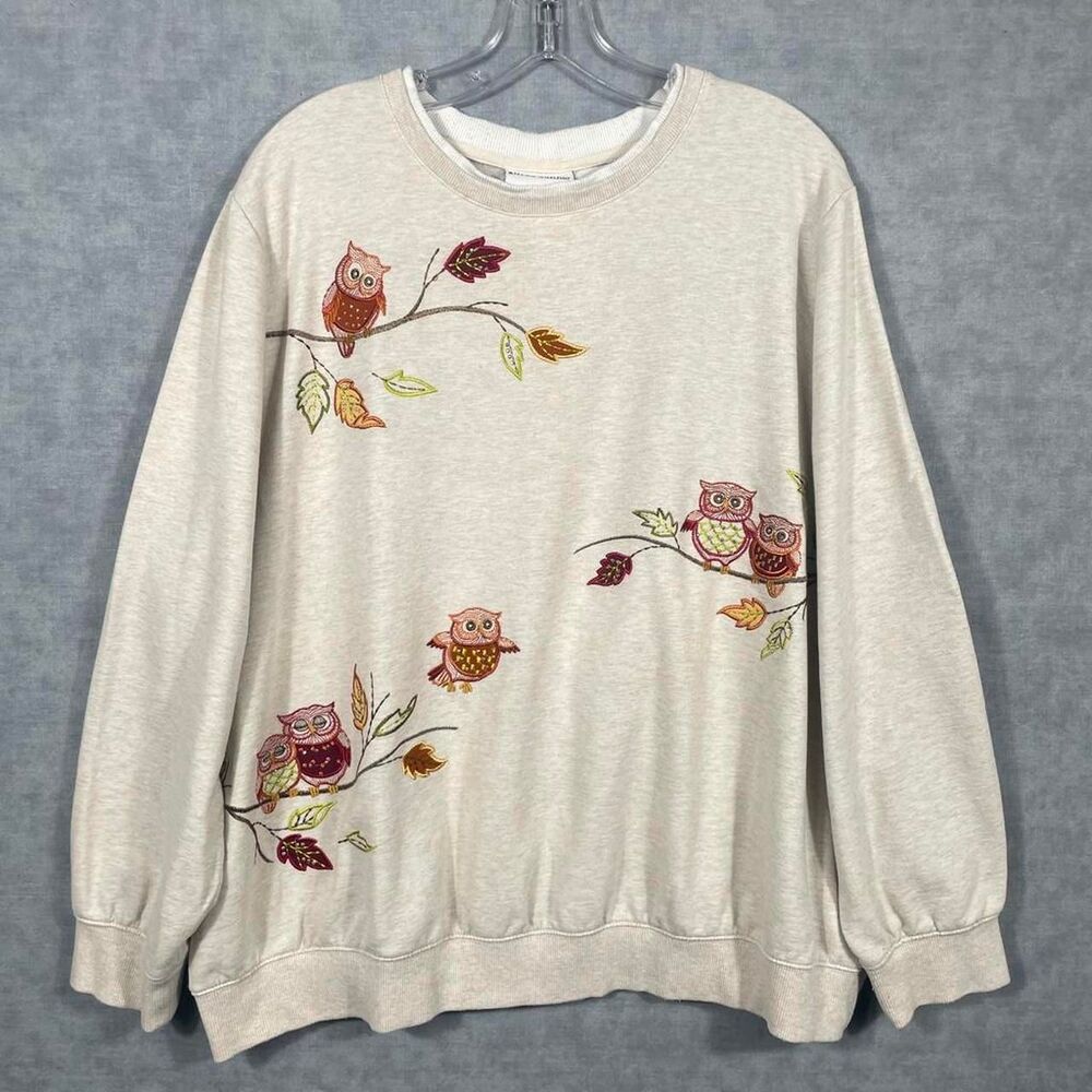 Oversized Owl crewneck sweatshirt